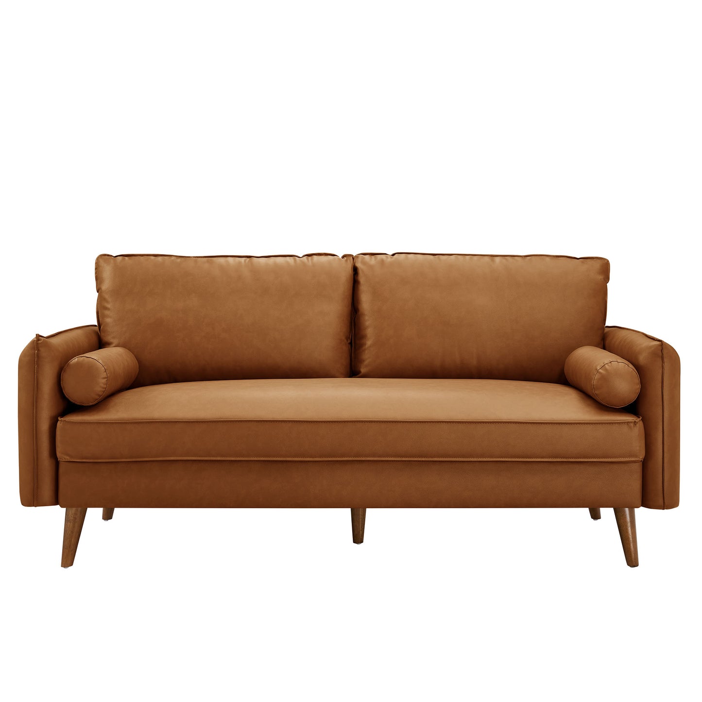 Revive Upholstered Vegan Leather Sofa by Furniture for America