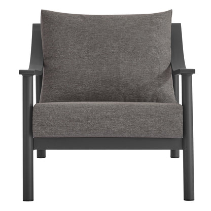 Terrace Outdoor Patio Aluminum Accent Armchair by Furniture For America