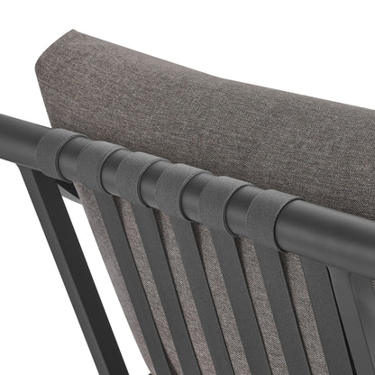 Terrace Outdoor Patio Aluminum Accent Armchair by Furniture For America