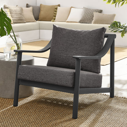 Terrace Outdoor Patio Aluminum Accent Armchair by Furniture For America