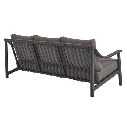 Terrace Outdoor Patio Aluminum Sofa by Furniture for America