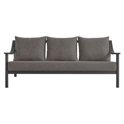 Terrace Outdoor Patio Aluminum Sofa by Furniture for America