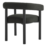 Atelier Outdoor Patio Aluminum Dining Armchairs Set of 2 in Charcoal Graphite