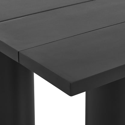 Nautica Outdoor Patio 87" Rectangular Aluminum Dining Table by Furniture For America