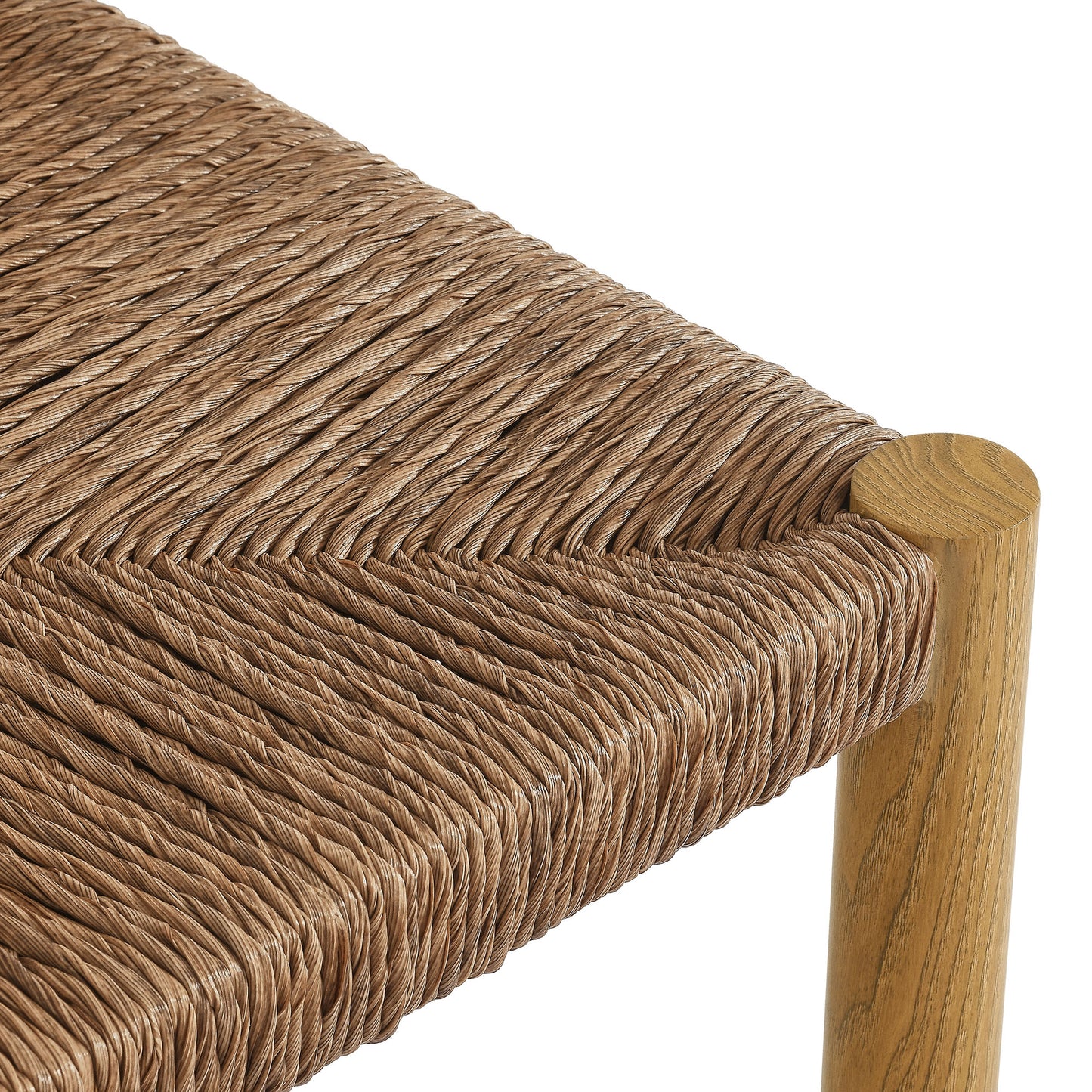 Parkland Outdoor Patio Rattan and Aluminum Counter Stools Set of 2 by Furniture For America