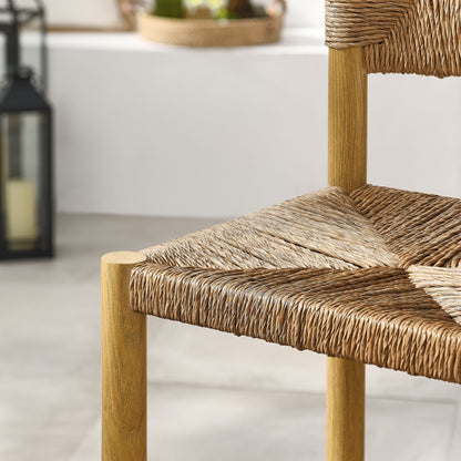 Parkland Outdoor Patio Rattan and Aluminum Counter Stools Set of 2 by Furniture For America