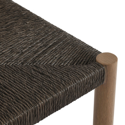 Parkland Outdoor Patio Rattan and Aluminum Counter Stools Set of 2 by Furniture For America