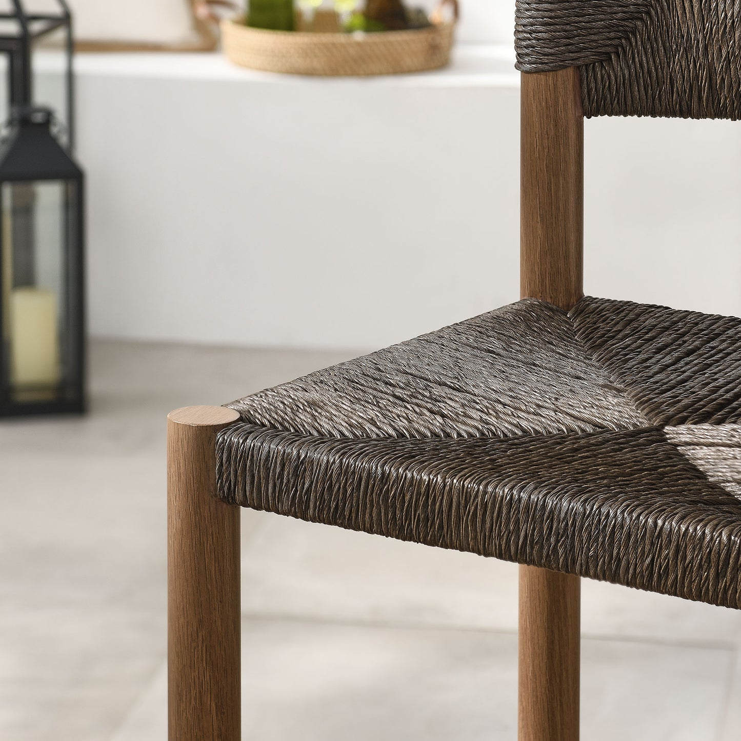 Parkland Outdoor Patio Rattan and Aluminum Counter Stools Set of 2 by Furniture For America