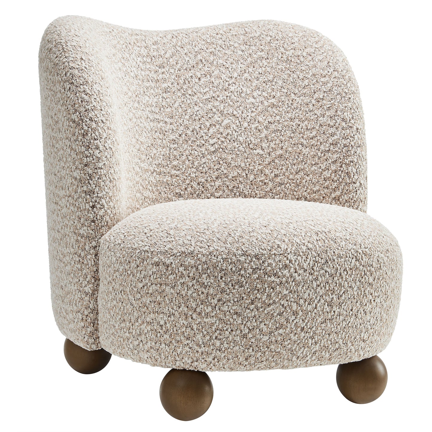 Monroe Boucle Fabric Accent Chair by Furniture For America