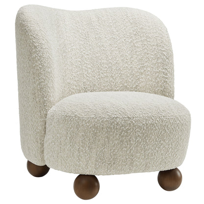 Monroe Boucle Fabric Accent Chair by Furniture For America