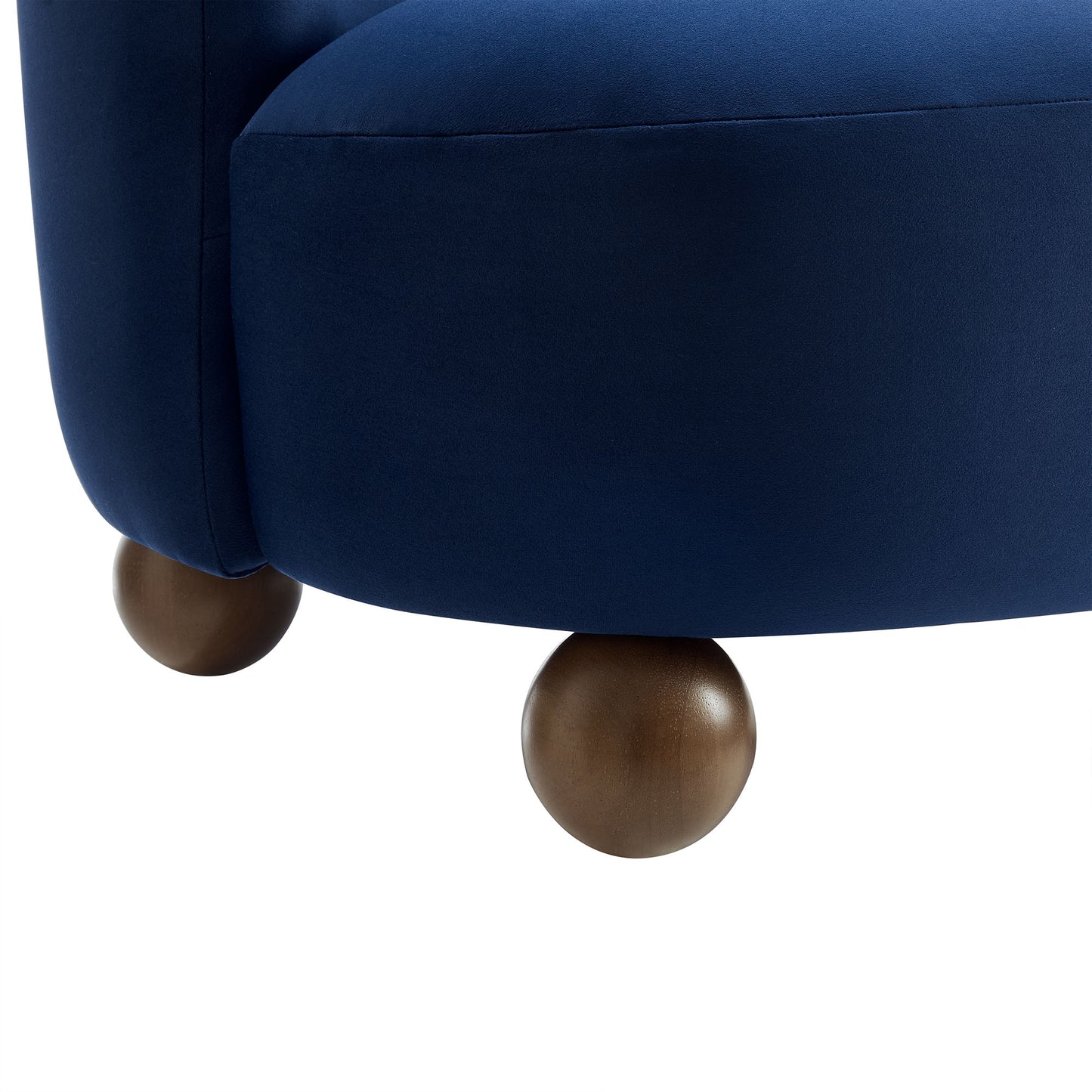 Monroe Performance Velvet Accent Chair by Furniture For America