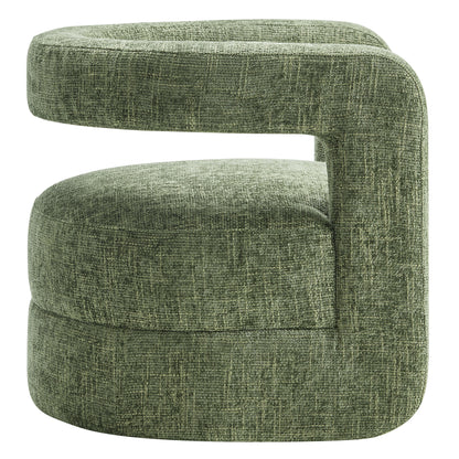 Jaylin Upholstered Chenille Accent Chair by Furniture For America