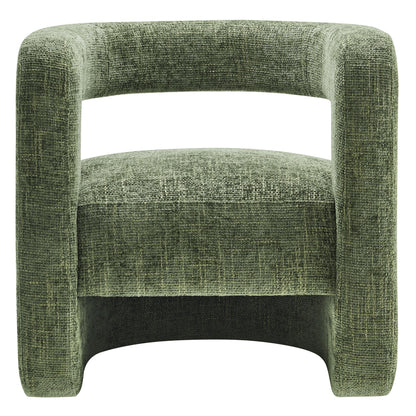 Jaylin Upholstered Chenille Accent Chair by Furniture For America