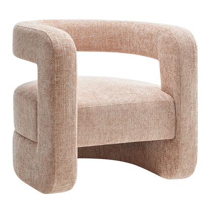 Jaylin Upholstered Chenille Accent Chair by Furniture For America