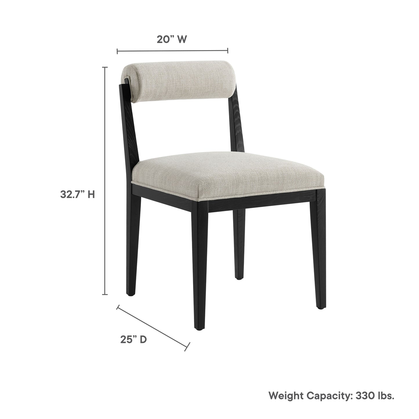 Kai Fabric Dining Chair by Furniture For America