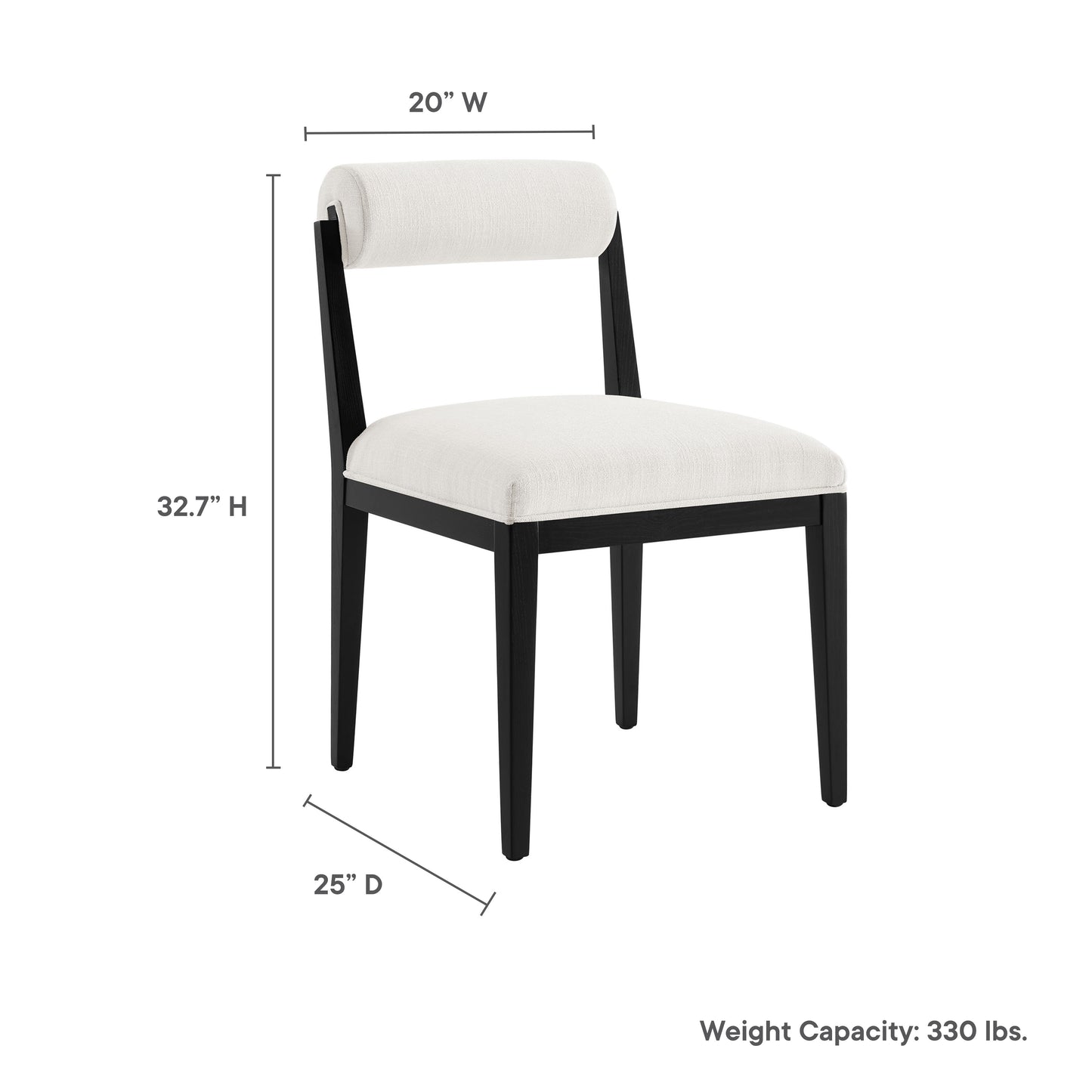 Kai Fabric Dining Chair by Furniture For America