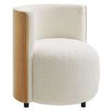 Skerries Boucle Accent Chair in Natural Ivory