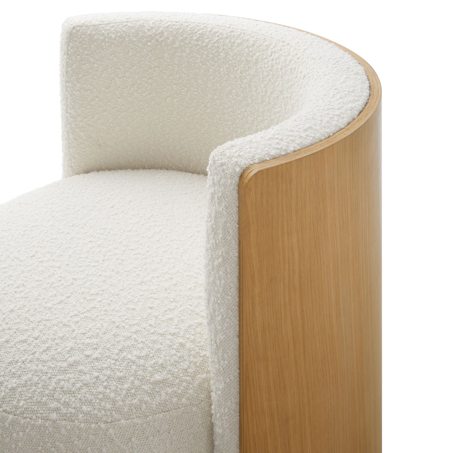 Solis Boucle Accent Chair by Furniture For America