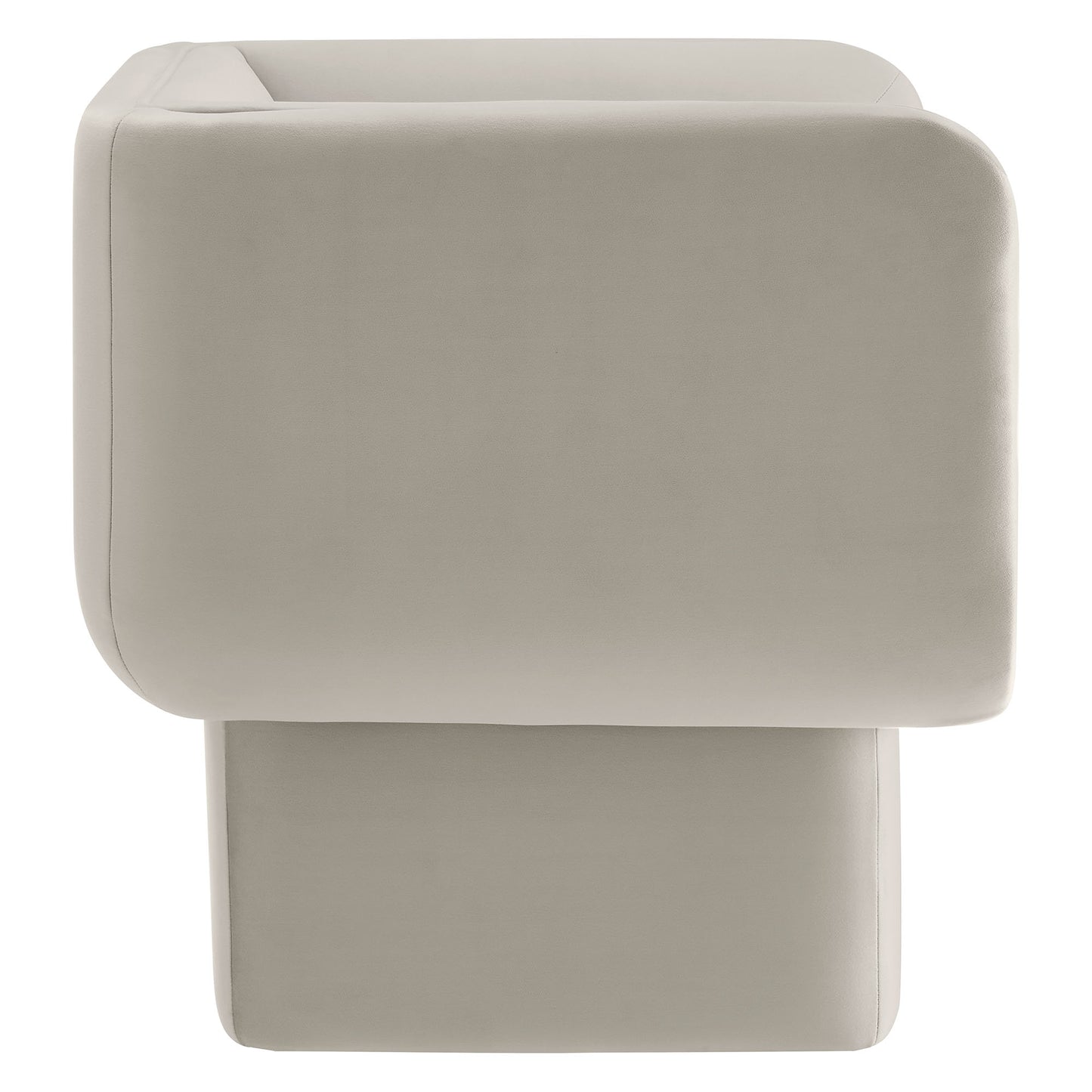 Tate Performance Velvet Accent Chair by Furniture For America