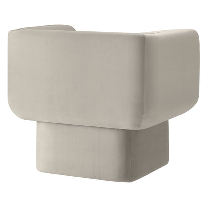 Tate Performance Velvet Accent Chair by Furniture For America