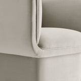 Roskilde Performance Velvet Accent Chair in Almond