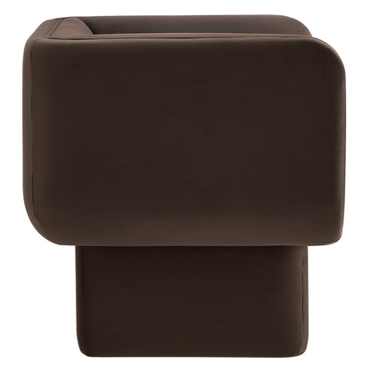 Tate Performance Velvet Accent Chair by Furniture For America