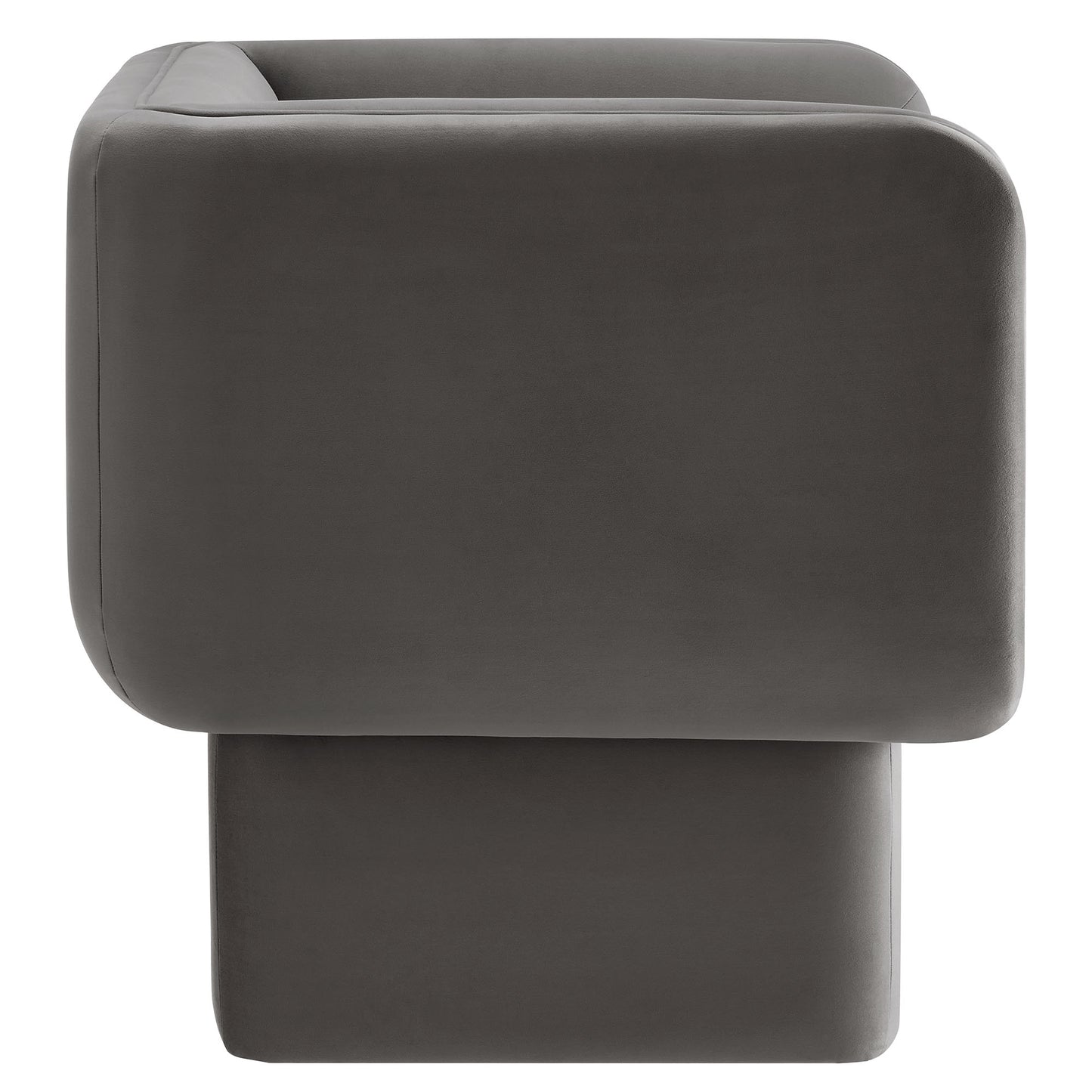 Tate Performance Velvet Accent Chair by Furniture For America