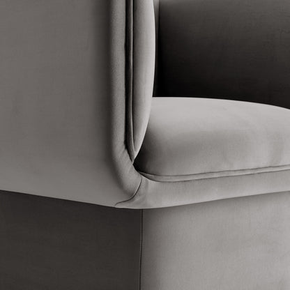 Tate Performance Velvet Accent Chair by Furniture For America