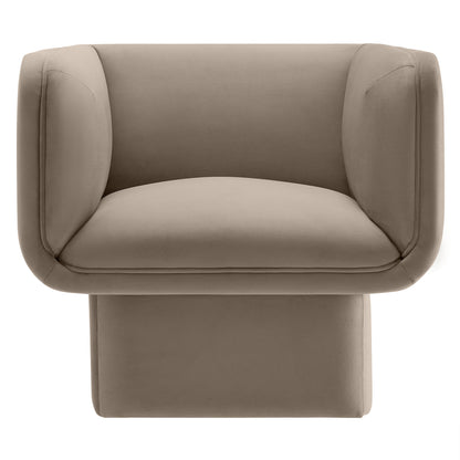 Tate Performance Velvet Accent Chair by Furniture For America
