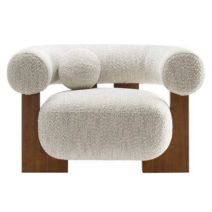 Jace Boucle Accent Chair by Furniture For America