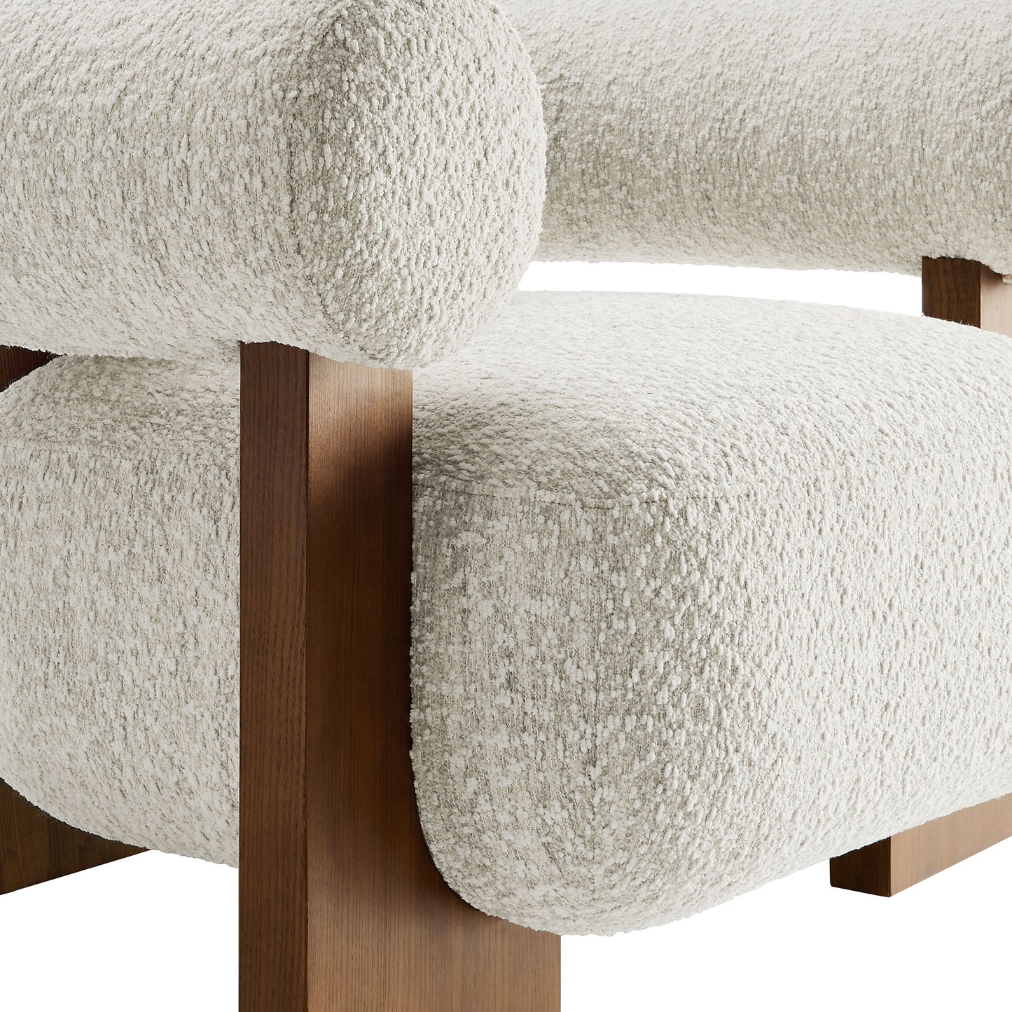 Jace Boucle Accent Chair by Furniture For America