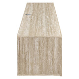 Ebeltoft 71" Wall-Mounted TV Stand in Travertine