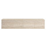 Ebeltoft 71" Wall-Mounted TV Stand in Travertine