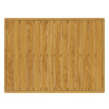 Basalt Outdoor Patio Teak Wood Coffee Table in Natural