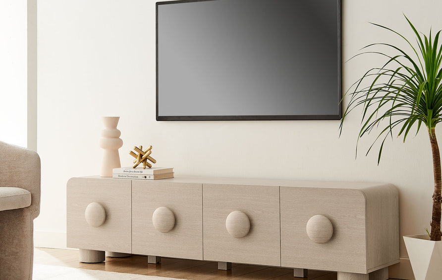 Pinot 69" Low Profile TV Stand in Ash