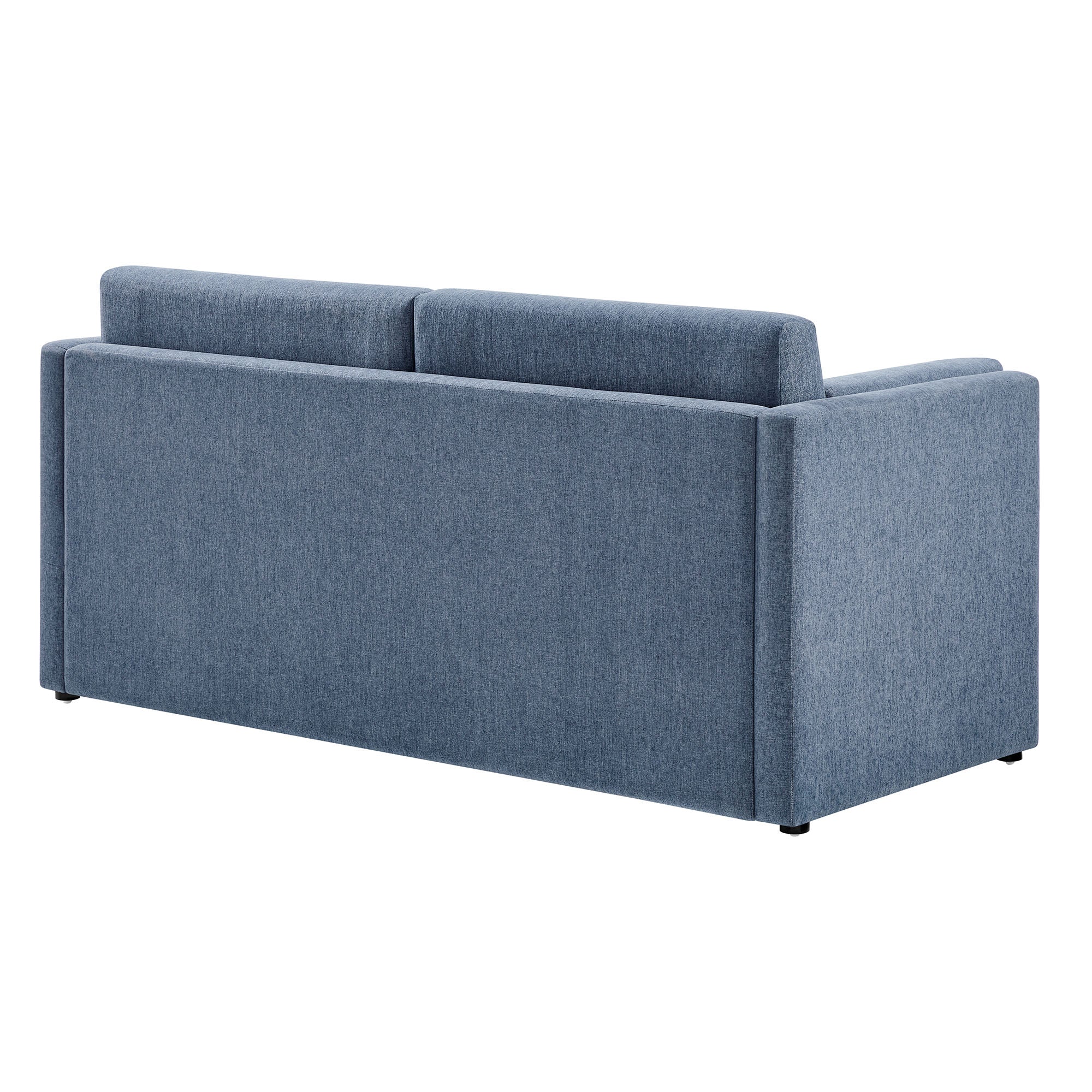 Linden Upholstered Heathered Chenille Sofa by Furniture for America