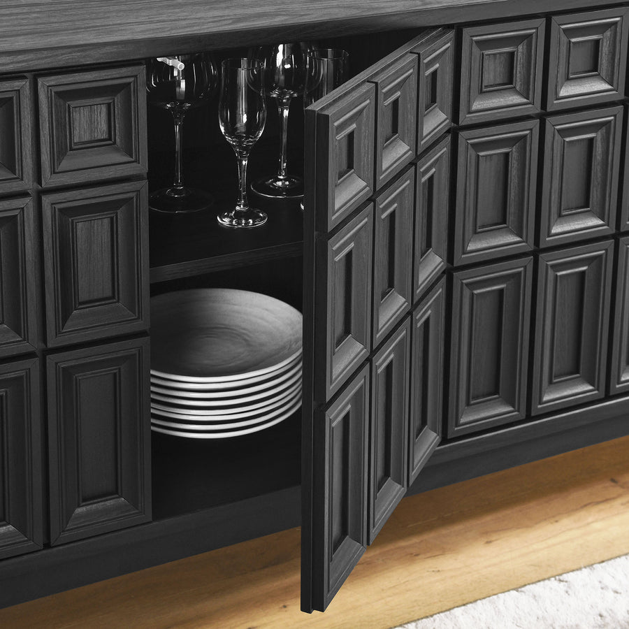 Maren 62" Sideboard in Black