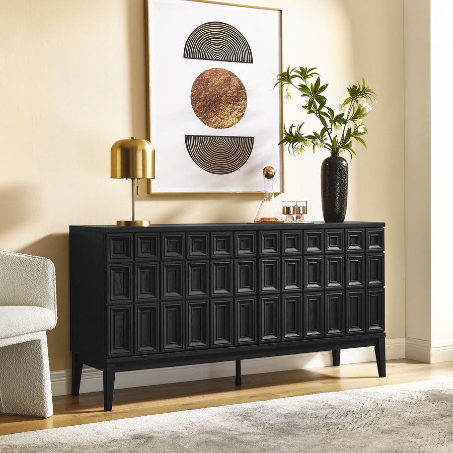 Maren 62" Sideboard in Black