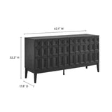 Maren 62" Sideboard in Black
