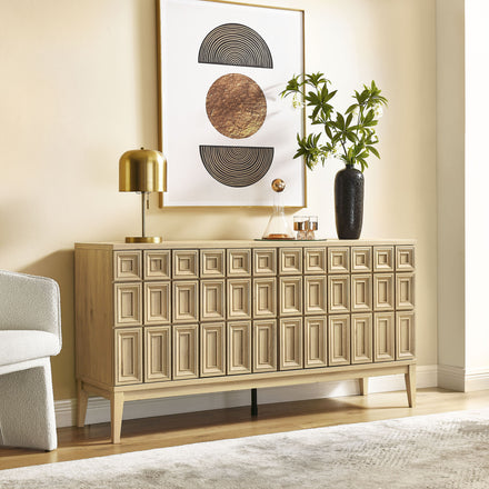 Samos 62" Sideboard in Hickory