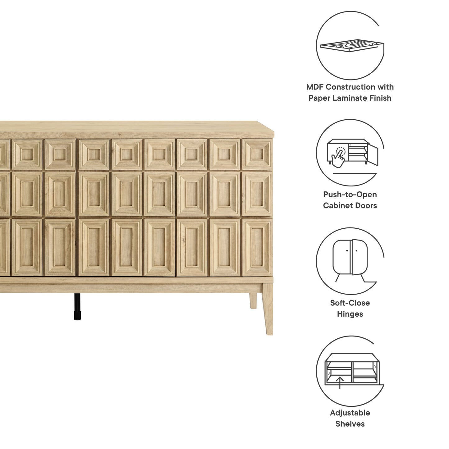 Samos 62" Sideboard by Furniture For America