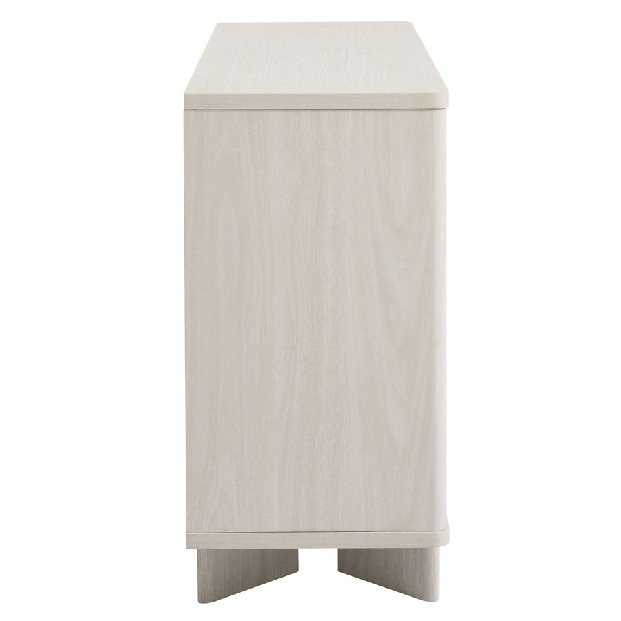 Thessaly Arched 3-Door Sideboard in White Wash