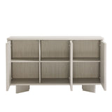 Thessaly Arched 3-Door Sideboard in White Wash