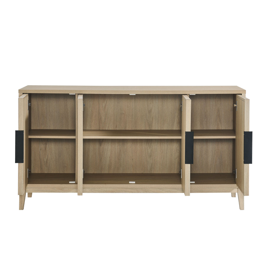 Howth 4-Door Sideboard in Light Oak