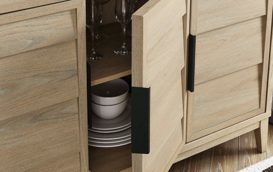 Howth 4-Door Sideboard in Light Oak