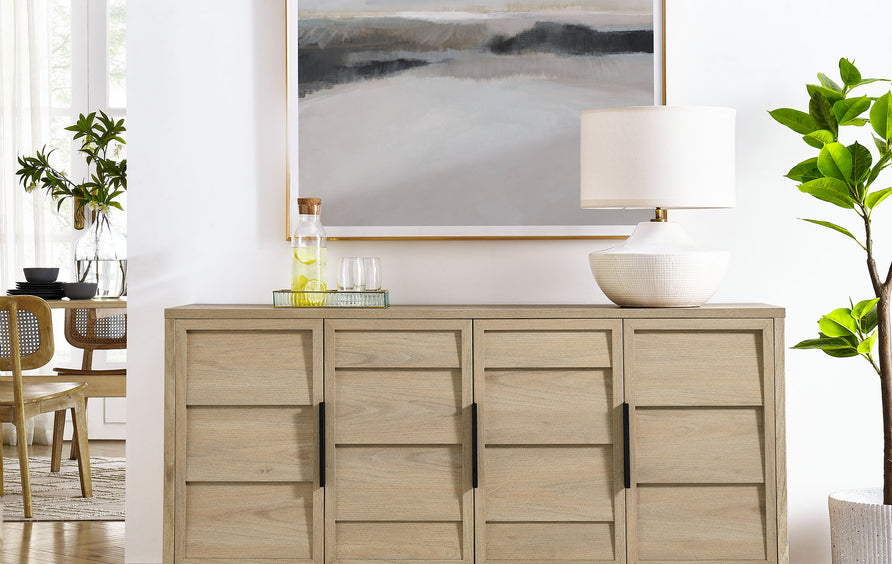 Howth 4-Door Sideboard in Light Oak
