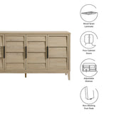 Howth 4-Door Sideboard in Light Oak