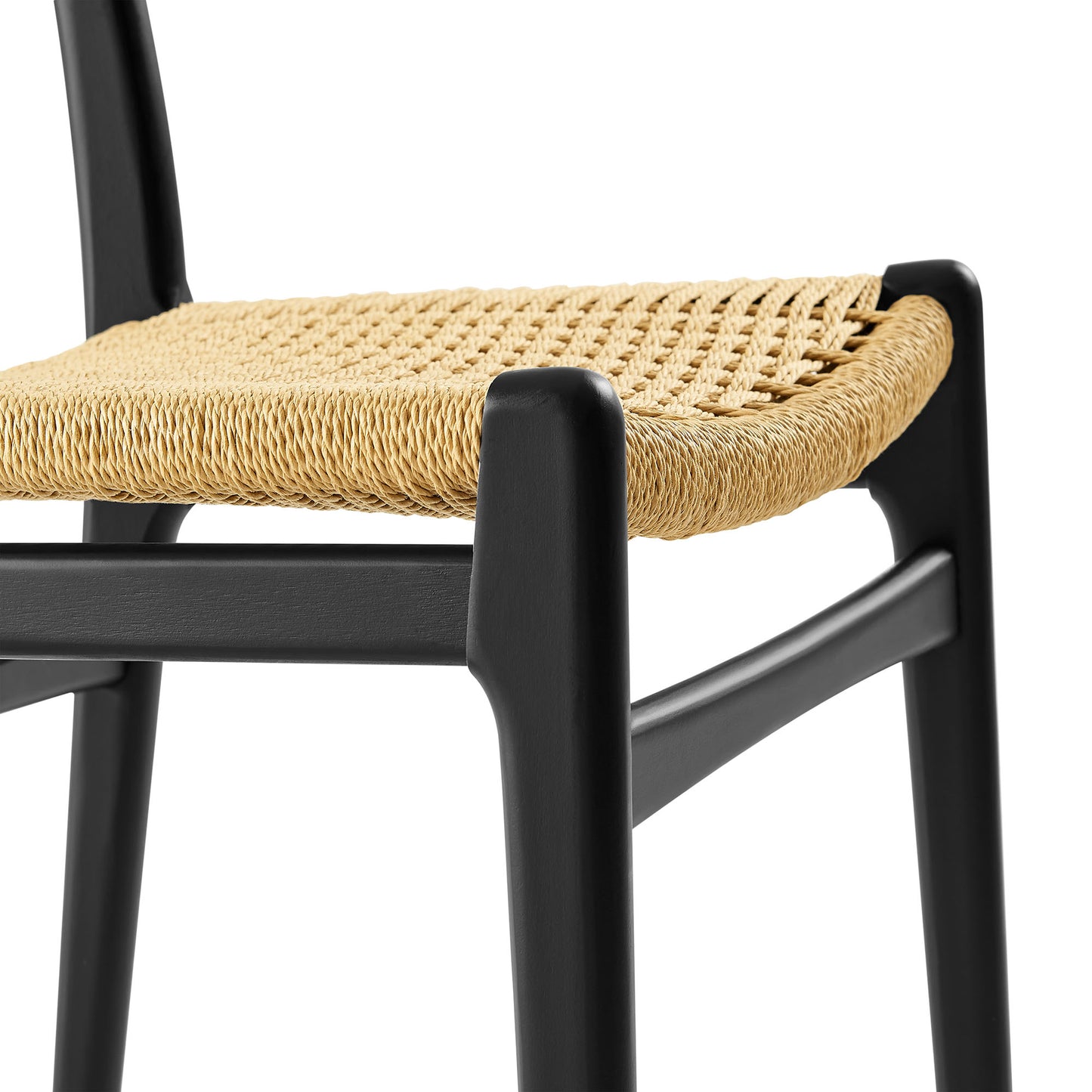 Wynn Rope and Wood Dining Side Chairs Set of 2 by Furniture For America