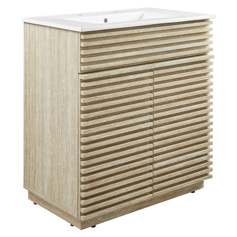 Vera 30" Bathroom Vanity With Sink in White