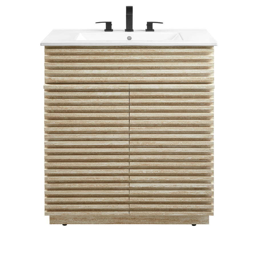 Vera 30" Bathroom Vanity With Sink in White